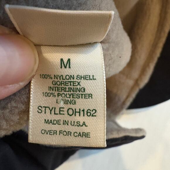 LL Bean Goretex Trapper Hat Med Softshell Fleece Lined Short Brim Ear Flaps USA - Picture 8 of 10